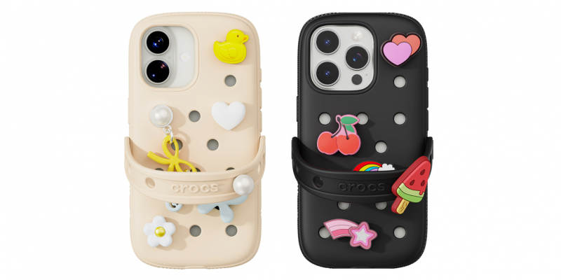 Для iPhone вышли официальные чехлы Crocs &mdash; с отверстиями под джибитсы и фирменной пуговкой