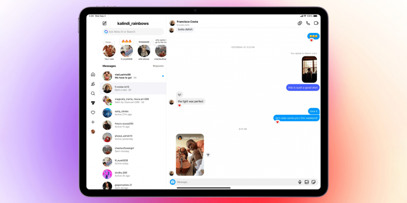 У Instagram* появилось приложение для iPad &mdash; спустя 15&nbsp;лет