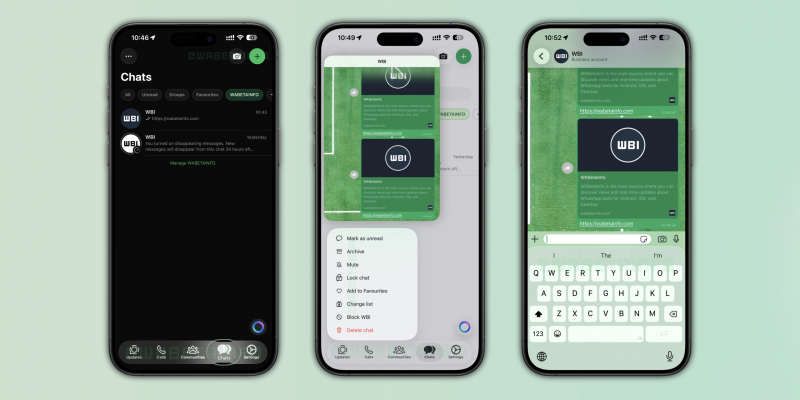 WhatsApp для iOS получил дизайн в стиле Liquid Glass &mdash; но пока не у&nbsp;всех
